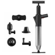Dispositivo de Desatasco de Inodoro, Desatascador de Alta Presión para Desatascar Obstrucciones en Baño, Inodoro, Fregadero, Bañera