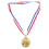 Golden Competition Medals Smooth Edges 5 pcs 5