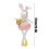Easter Bunny Plush Decor Rabbit 17.3 inch Standing Sitting 3