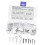Cotter Pins Assortment Kit 100 pcs R Clips Hitch Pins 7