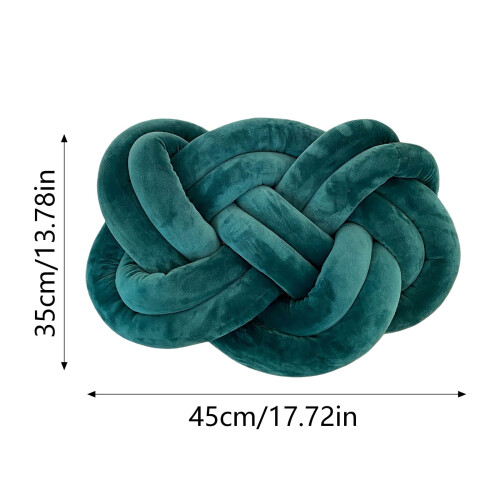 Decorative Knot Pillow PP Filled Double Layer 1 Pc 1