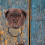 Antique Gothic Ring Door Knocker with Dog Accent 7
