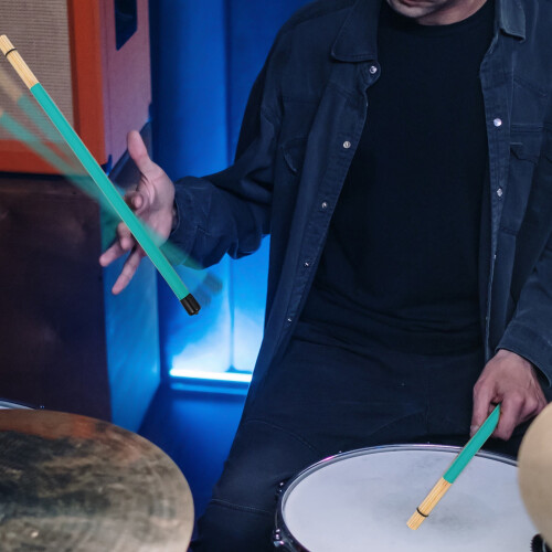 Green Whamvox Bamboo Drumsticks Professional Design 1 Pair 1