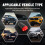 Solar Truck Cab Lights 7 Colors Vibration Sensor 8