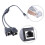 RJ45 Ethernet Cable Splitter 1-to-2 LAN Adapter 2