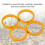 Bicycle Headset Spacer Aluminum Alloy 28.6 mm 6