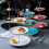 Sunflower Fruit Cake Stand Gold Silver 3 Layers 5