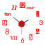Acrylic Wall Clock Gold Small 40cm Silent Three-Dimensional 7
