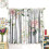 Rustic Flower Curtains Watercolor Floral Pattern Blackout 3