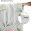 Rustic Flower Curtains Watercolor Floral Pattern Blackout 6