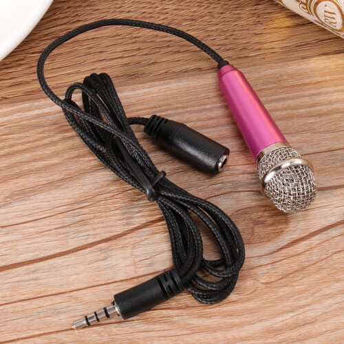 NICEXMAS Mini Karaoke Microphone Aluminum Alloy 1 Pack 2