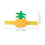 Pineapple-shaped pin cushion for sewing supplies 2