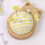 Sewing Pin Holder Round Cushion for Beginners Yellow 8