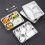 Boîte à bento en acier inoxydable à plusieurs compartiments étanche 3