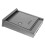 Grey Iron Outdoor Mailbox with Lockable Storage and Wall 3