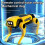 Solar-powered mechanical dog robot DIY quadruped 2