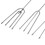 Chocolate Dipping Fork Set Stainless Steel 10 pcs 5