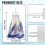 Wolf Hanging Kitchen Towel with Snap Button and Loop 7