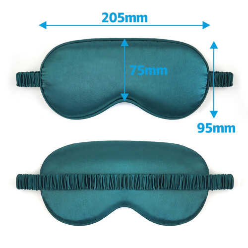 Masque de sommeil en soie avec élastique (1 pièce) 2