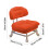 Ergonomic Desk Chair with Reclining Backrest and 360 4