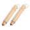 Wooden Pot Handle Replacement Set of 2 Light Yellow 5