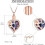 Rozenbloem crematie as hanger ketting 2