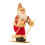 Figurine de Père Noël skiant pour cheminée (1 pièce) 5