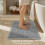 Bathroom rug, soft short pile plush bath mat, quick-drying and absorbent 2