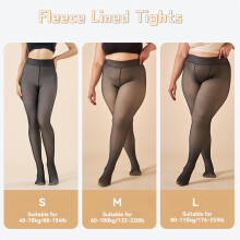 Leggings thermiques opaques doublés polaire pour femmes, hiver