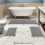 Bathroom rug, soft short pile plush bath mat, quick-drying and absorbent 5