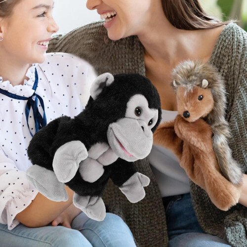 Gorilla-Handpuppen-Plüschtier-Spielset für Kinder 2