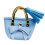 1/6 Scale Handbag with Bow Tie for 12" BJD Dolls Light Blue 2