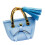 1/6 Scale Handbag with Bow Tie for 12" BJD Dolls Light Blue 5