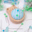 Sewing Pin Holder Round DIY Craft Cushion Blue 7