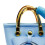 1/6 Scale Handbag with Bow Tie for 12" BJD Dolls Light Blue 8