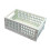 Dollhouse Storage Basket 1:12 Scale White 2