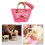1/6 Scale Handbag with Bow Tie for 12" BJD Dolls Rose Red 4