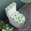 Toilettensitzdeckelbezug-Set aus Polyester mit Kleeblattmuster 2