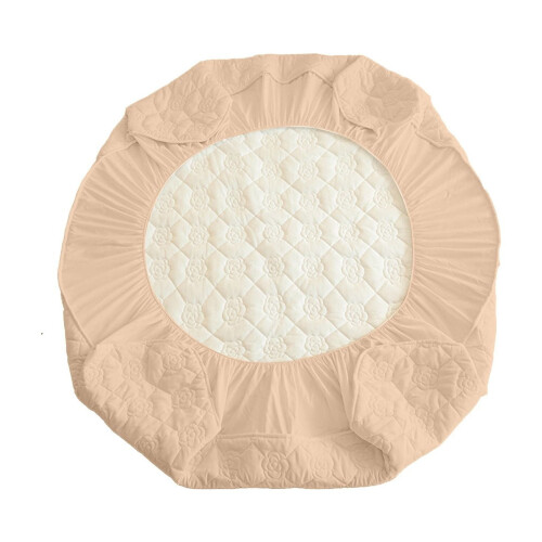 Drap-housse imperméable Queen Size 180 x 200 cm en coton lavé 1