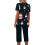 Damen-Sommer-Trainingsset, 2-teilig, Schwarz, XXL 5