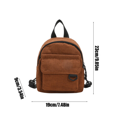 Mini-Cord-Rucksack für Damen 2