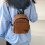 Mini-Cord-Rucksack für Damen 5