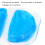 Reusable Cold Gel Ice Pack for Nose Injuries 1 Pack 5