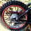 Motorcycle Bicycle Spoke Covers Set 72pcs Black 4