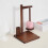Garnhalter aus Holz mit Handyhalterung und magnetischem Spinner 3