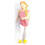 Diorama-Figur, Miniatur, unbemalt, springendes Mädchen, 1/64 7