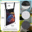 Fire Wolf Laundry Clothespin Bag Soft Hanging Organizer 2pcs 6