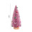 Pink Plastic Christmas Tree Desktop Decoration 25x5x5 cm 2