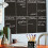 Chalkboard Sticker PVC Removable Black 1 Pc 2