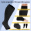 AIGIA Compression Socks Extra Wide Calf Open Toe 2 Pairs 4
